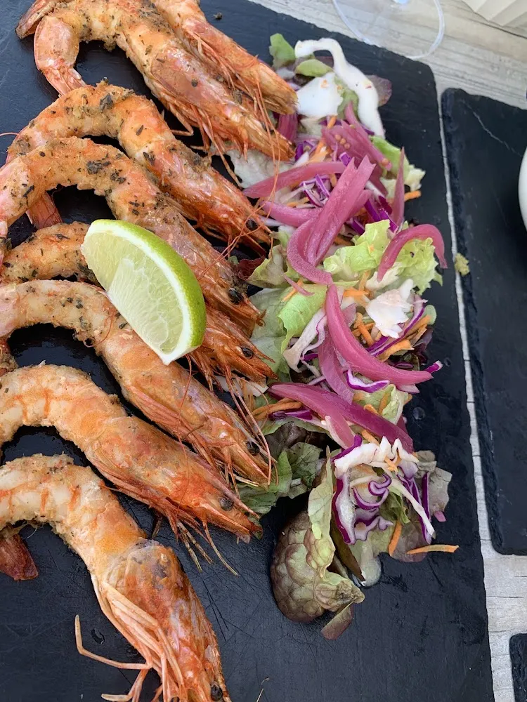 Crevettes Marinés Citron Vert Et Gingembre